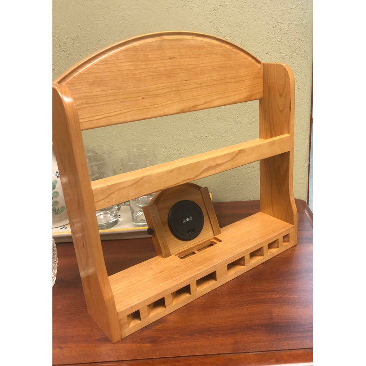 Free standing Wood Spice Rack